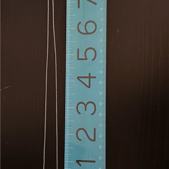 TIFFANY & CO. Double Loving Heart Infinity Chain Necklace Silver 18” - Picture 4 of 5